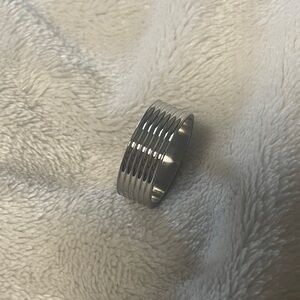 Elegant Steel Women's Ring